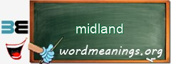 WordMeaning blackboard for midland